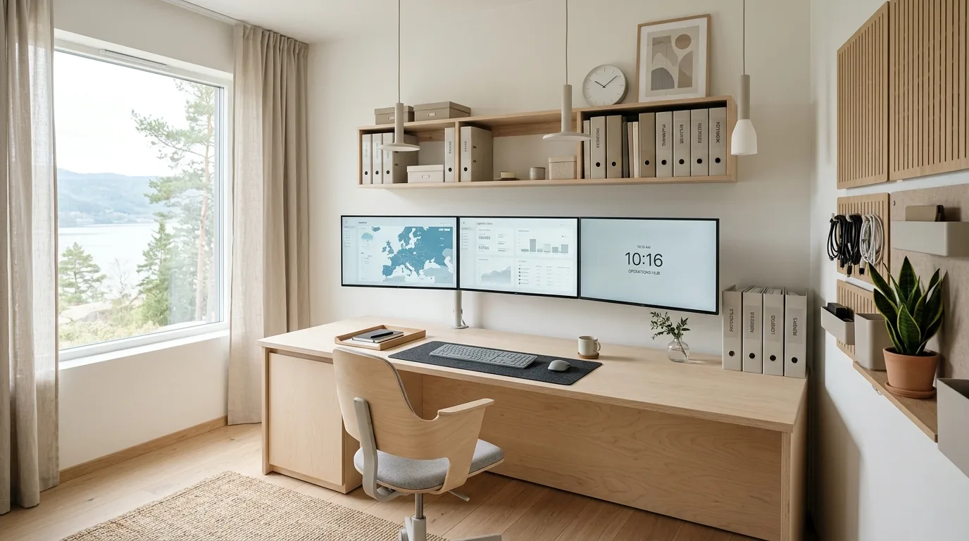 Use labels so the system stays easier to follow inspiration for a home command center.